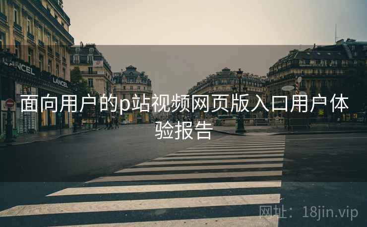 面向用户的p站视频网页版入口用户体验报告