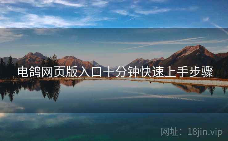 电鸽网页版入口十分钟快速上手步骤