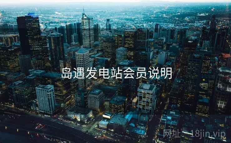 岛遇发电站会员说明