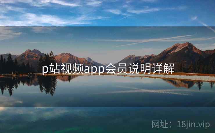p站视频app会员说明详解