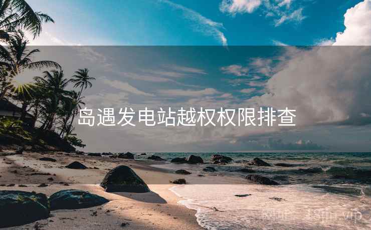 岛遇发电站越权权限排查