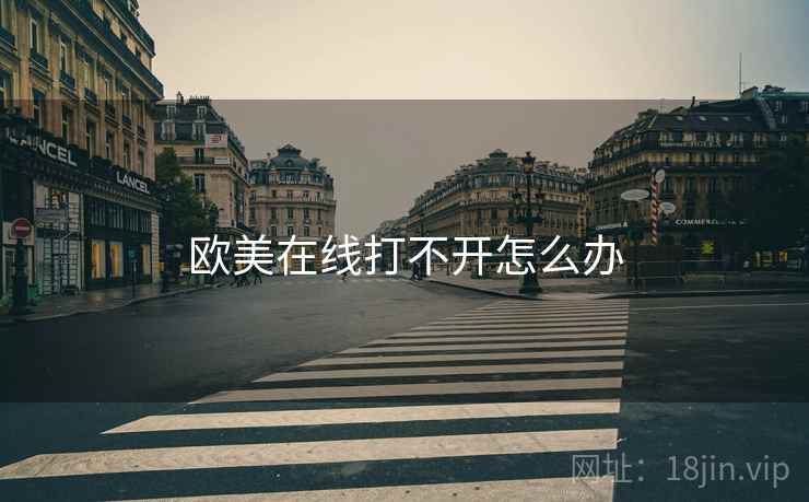 欧美在线打不开怎么办
