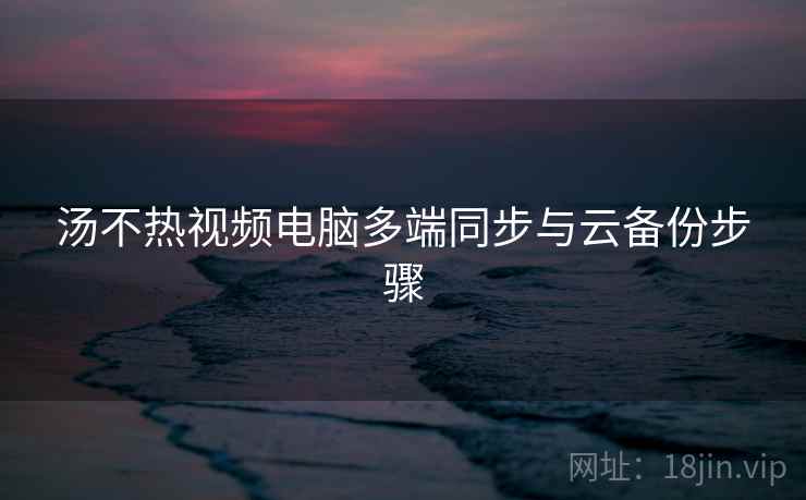 汤不热视频电脑多端同步与云备份步骤