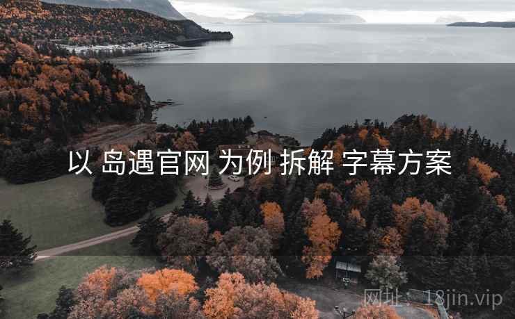 以 岛遇官网 为例 拆解 字幕方案